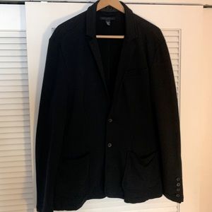 Kenneth Cole Black Cotton knit jacket XL